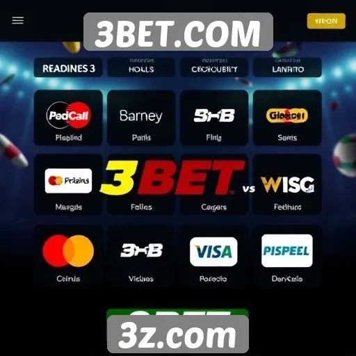 Revisão das opções de pagamento disponíveis no 3BET.COM